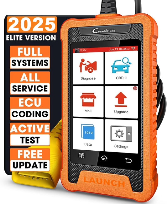 LAUNCH X431 Creader Elite OBD2 Diagnosegerät für BMW/für MINI/für Rolls Royce Gleiche Funktion wie LAUNCH X431 Diagnosegerät Tool,vollständige System,50+ Reset,bidirektionale Steuerung,ECU-Codierung