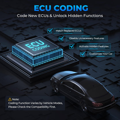 TOPDON OBD2 Diagnosegerät ArtiDiag900BT, ECU-Codierung, 28+ Services für bidirektionales Scannen Aller Systeme, mit 2 Jahren Updates, OBD2 Scanner für alle Fahrzeuge mit AutoVIN FCA