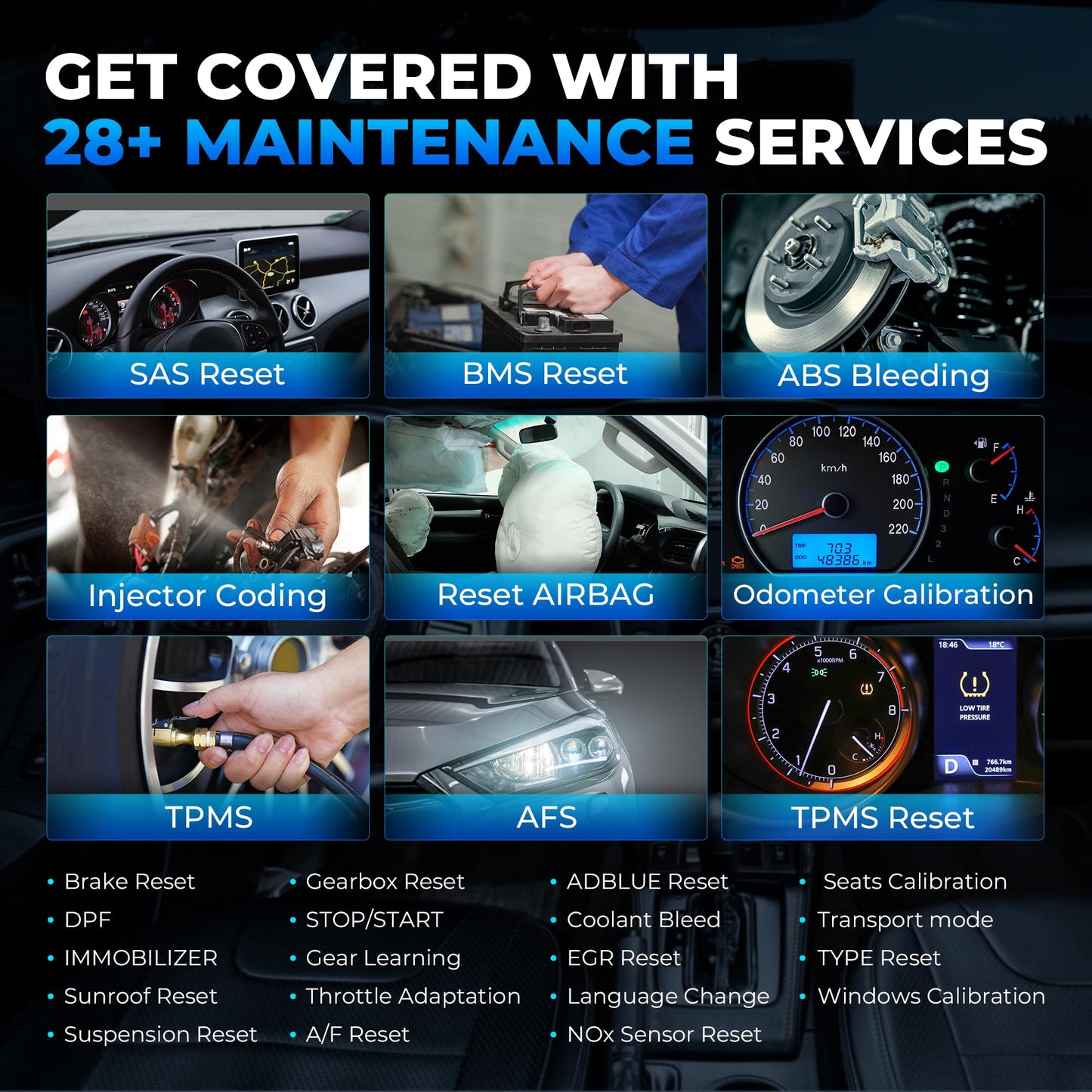 TOPDON OBD2 Diagnosegerät ArtiDiag900BT, ECU-Codierung, 28+ Services für bidirektionales Scannen Aller Systeme, mit 2 Jahren Updates, OBD2 Scanner für alle Fahrzeuge mit AutoVIN FCA